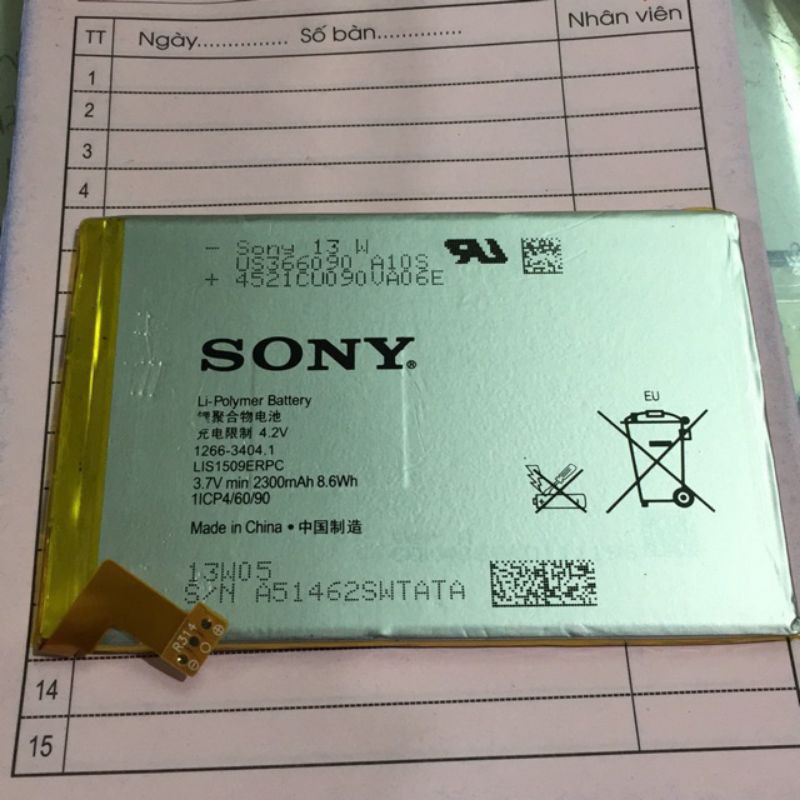 pin Sony Xperia SP (M35H) - 2300mAh bảo hành đổi mới