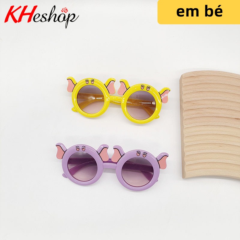 [Thời Trang] Kính Hoạt Hình bé Voi xinh xắn dễ thương, nhiều màu lựa chọn cho Trẻ Em mã Y1623