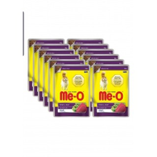 12 gói Sốt mèo Me-o hương vị cá ngừ gói 80gr