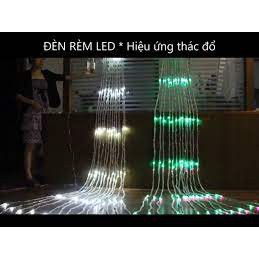 Bộ Đèn Led Thả Rèm Mưa Rơi/ Thác Nước - Đèn Nháy Thả Mành, Trang Trí Cây Đẹp Lung Linh