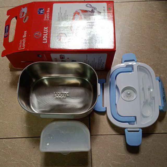 Hộp cơm cắm điện ruột inox tháo rời