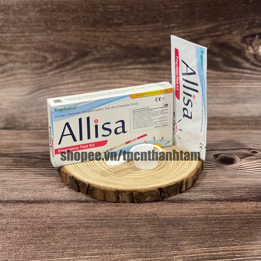 Que thử thai Alisa Traphaco - Đạt chuẩn xuất Châu Âu  - Chính Xác Mọi Thời Điểm Trong Ngày