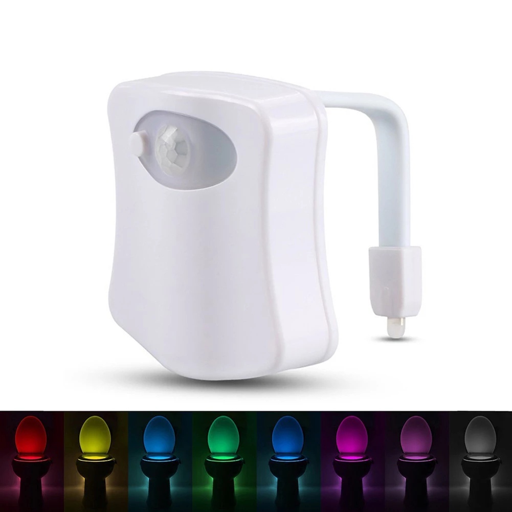Đèn LED Toilet Cảm Biến Chuyển Động Thông Minh 8 Màu Chống Thấm Nước