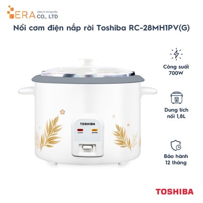 Nồi cơm điện nắp rời Toshiba RC-28MH1PV(G)