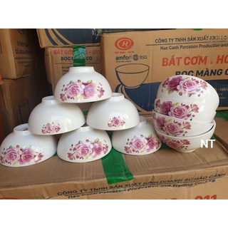🍒Combo 10 Chén sứ HC hình hoa cao cấp