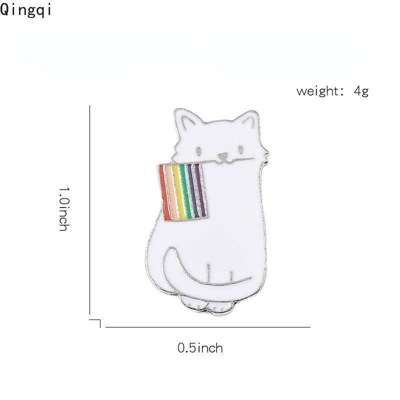 Ghim cài áo Miss Zoe chủ đề mèo hoạt hình dễ thương