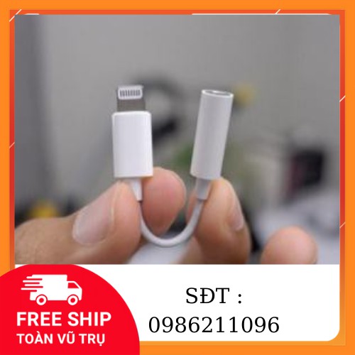 Jack Chuyển Đổi Tai Nghe 3.5 Sang Lightning Iphone 7, 7plus, 8, 8plus , X - Tai nghe ( Kết nối bluetooth)