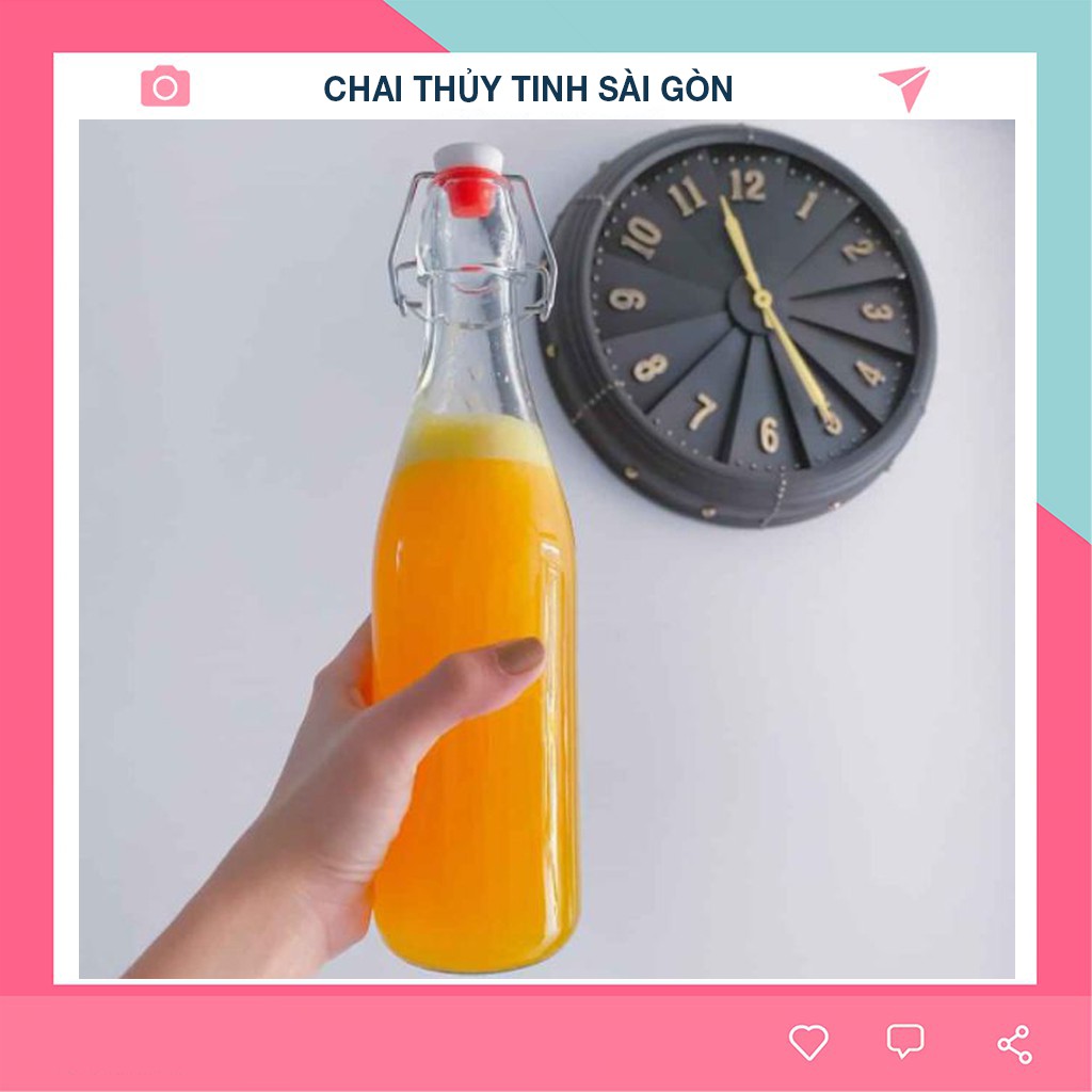 Chai thủy tinh phong cách Italya 500ml