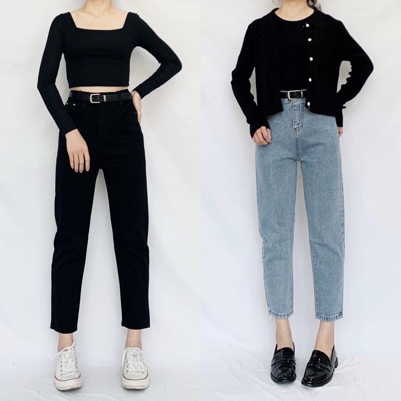 Quần slim baggy jeans đứng Q1929ti