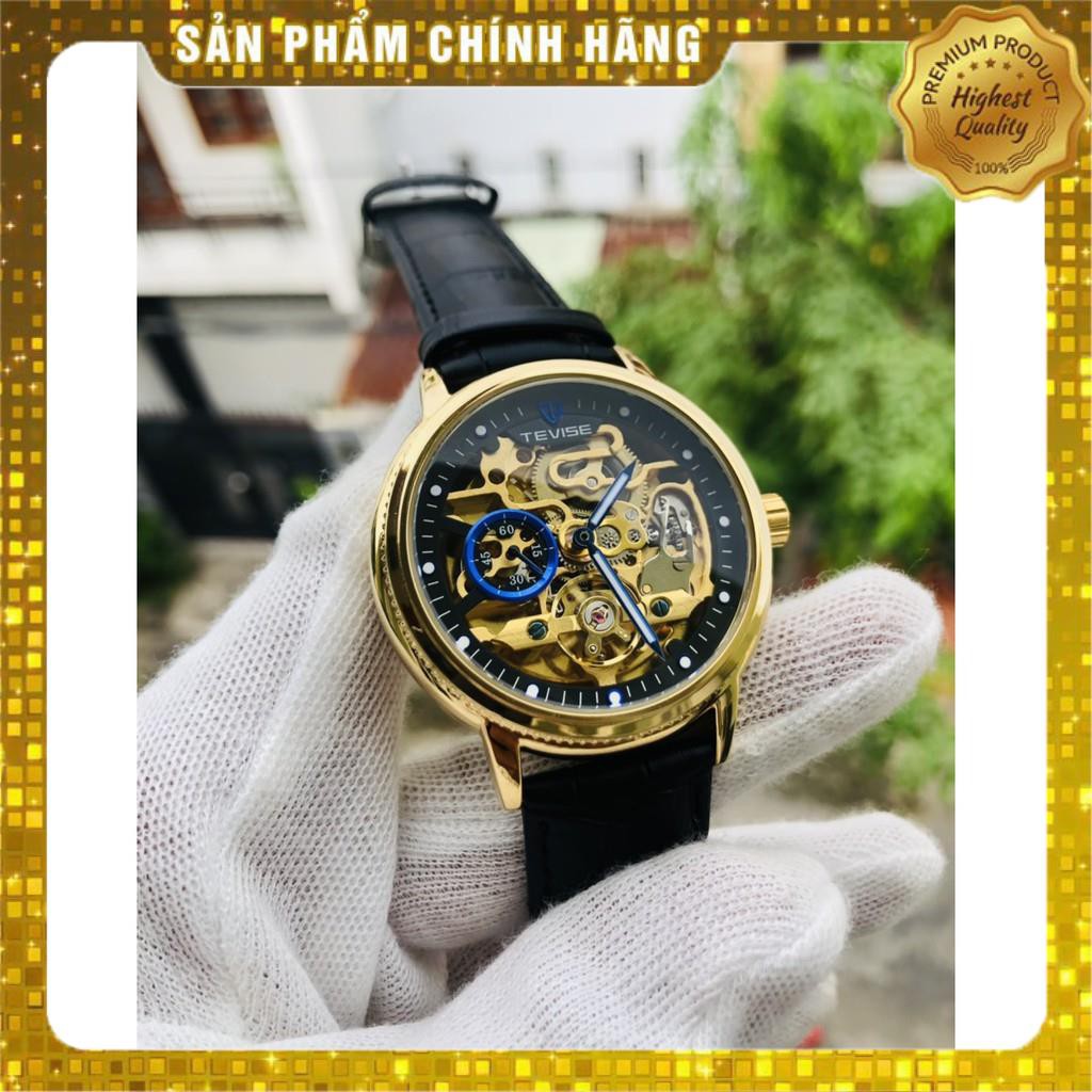 Đồng hồ nam tevise chính hãng automatic dây da [ Đồng Hồ Nam Cao Cấp]