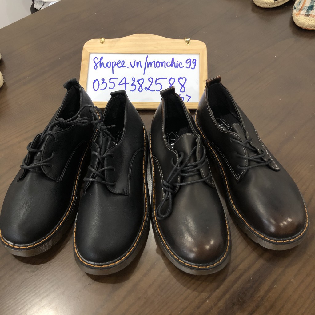 ulzzang (Sẵn + clip thật) Giày Oxford MS608 | BigBuy360 - bigbuy360.vn
