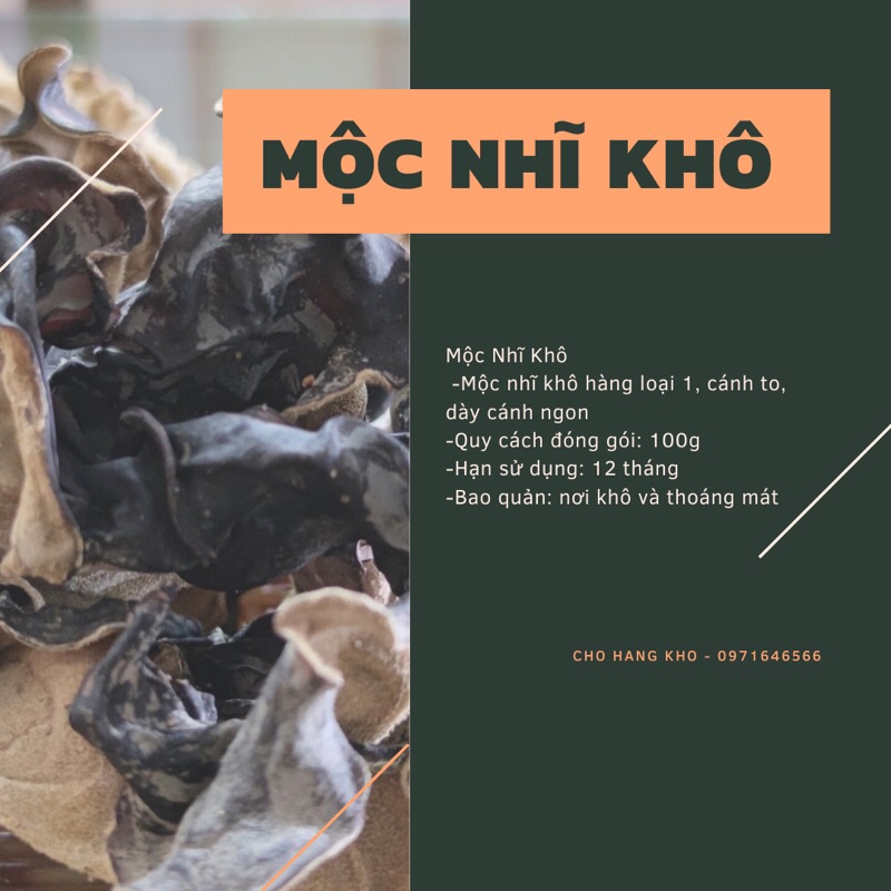 100G MỘC NHĨ LOẠI ĐẶC BIỆT