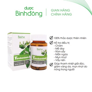 TIEUBANBIDO Dược Bình Đông – Giúp giảm các triệu chứng chàm, mề đay, mẩn ngứa, vảy nến – hộp 60 viên nang