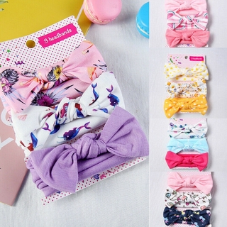 Set 3 băng đô nơ xinh xắn cho bé gái