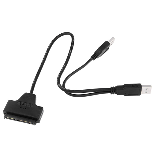 Cáp Chuyển Đổi Usb 2.0 Sang 2.5inch 22pin 7 + 15 Ata Sata 2.0 Hdd / Ssd Tiện Dụng