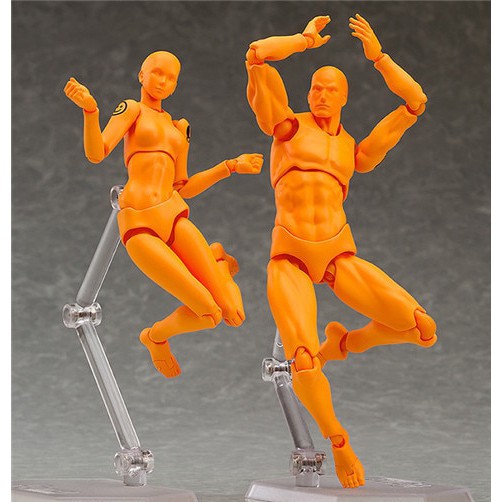 295 Mô Hình Cơ Thể Người Nam/Nữ Bằng Pvc 13cm