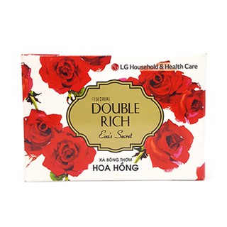 XÀ PHÒNG DOUBLE RICH HƯƠNG HOA HỒNG - HOA IRIS - HOA LILY 90G