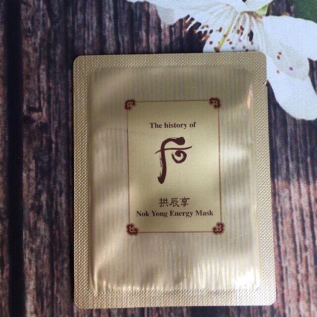 Combo 10 gói Mặt nạ nóng dưỡng da Whoo Nok Yong Pack | BigBuy360 - bigbuy360.vn