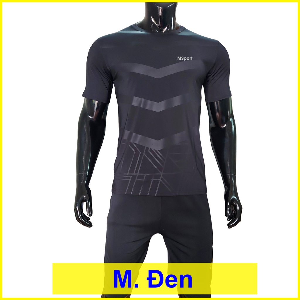 Áo Thun Lạnh Thể Thao Nam Cổ Tròn MINH SPORT Vải Cực Mát, Co Giãn 4 Chiều, Nhiều Màu, Form Áo Chuẩn Thể Thao