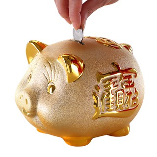 Ống heo tiết kiệm bằng gốm để bàn