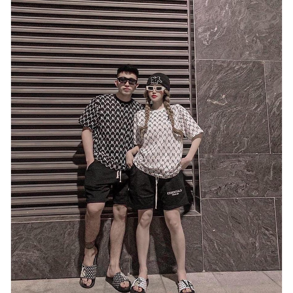 Áo Thun Tay Lỡ Họa Tiết Chữ N.Y Phong Cách Hàn Quốc