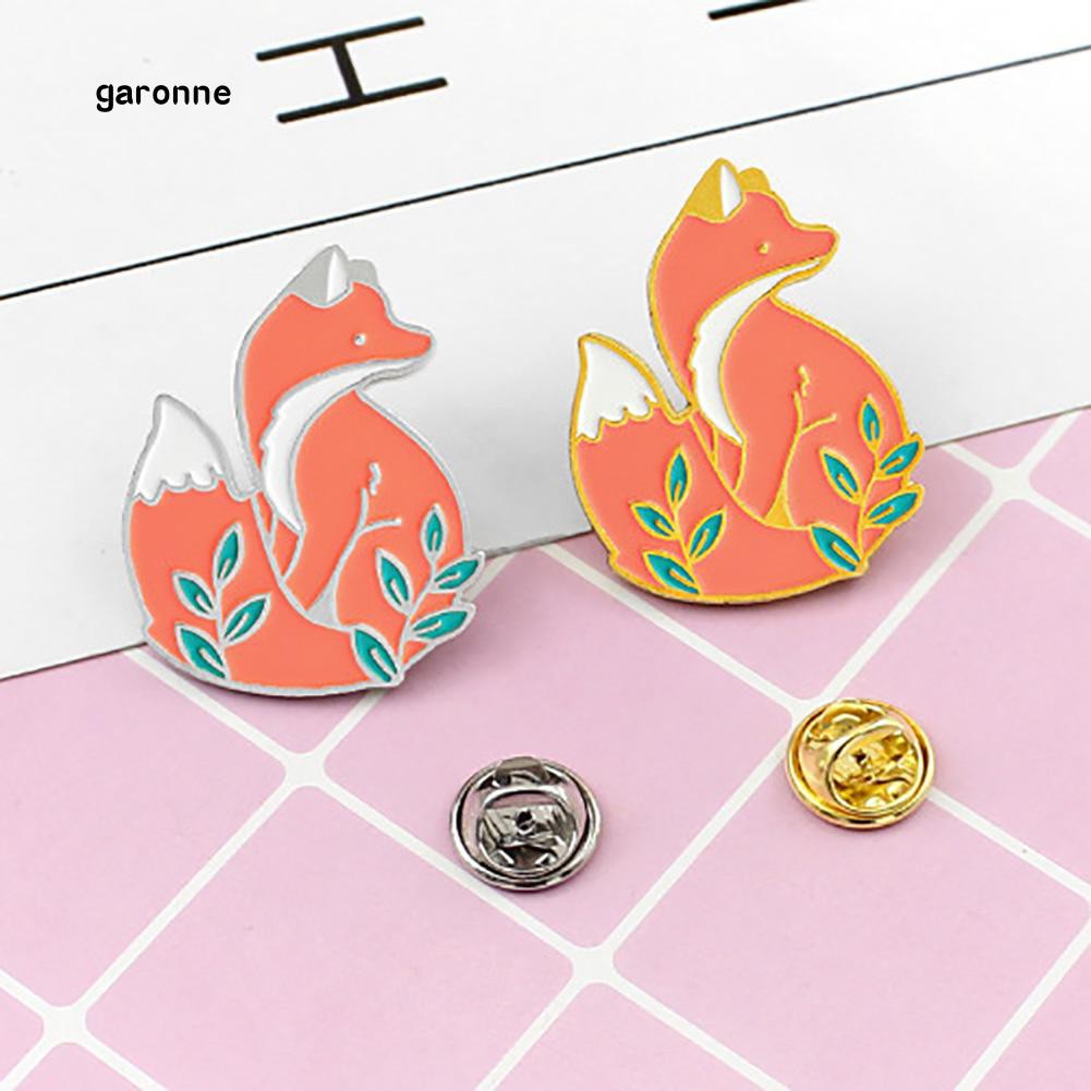 Ghim cài áo hình con cáo độc đáo đáng yêu