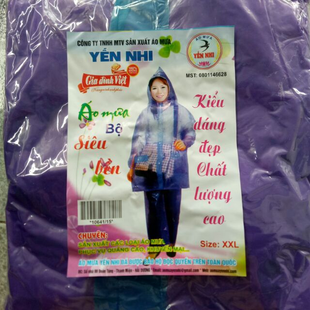 Áo mưa bộ đi phượt