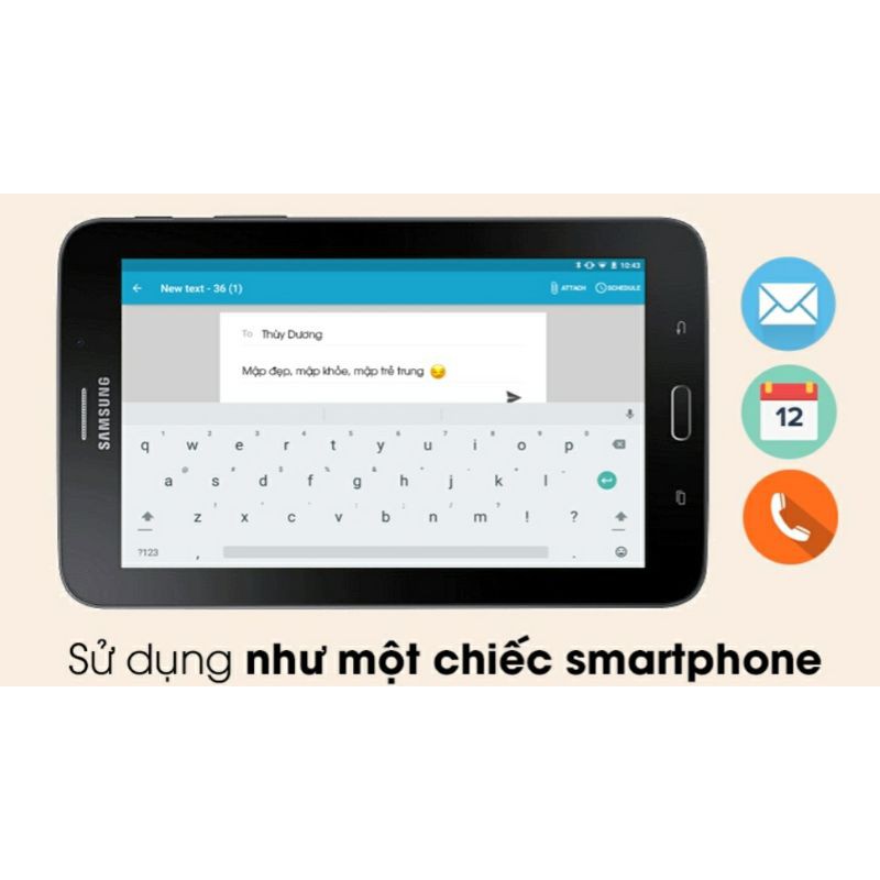 Máy cũ 80% - Máy tính bảng Samsung Galaxy Tab 3V 7" | BigBuy360 - bigbuy360.vn