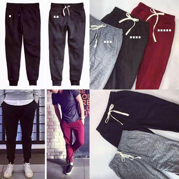 [Mã FAMAYMA giảm 10K đơn 50K] [Freeship] Quần Jogger Nỉ Thun Trơn Nam Nữ Có BIGSIZE