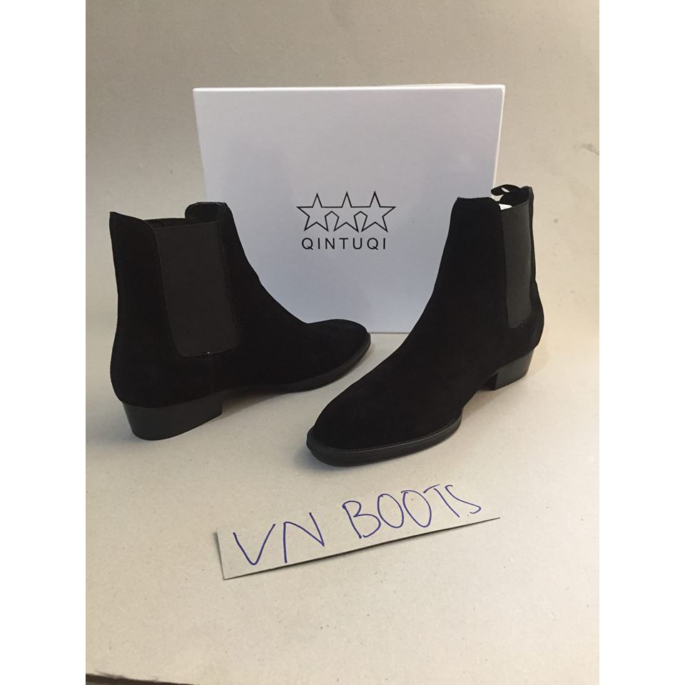 Chelsea boot da lộn  1:1
