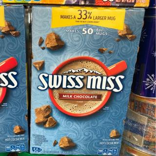 [Date 06/2021]-BỘT CACAO SWISS MISS HOT COCOA MIX MILK CHOCOLATE 50 gói của Mỹ