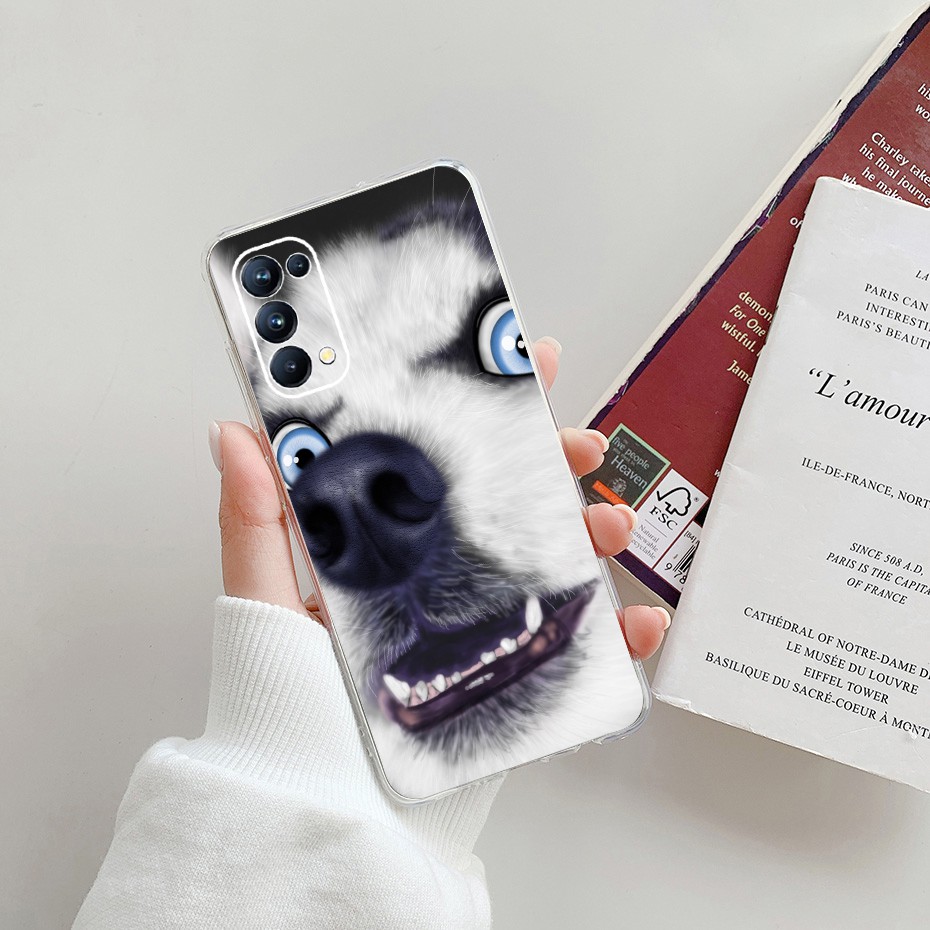 Ốp Điện Thoại Tpu Dẻo Họa Tiết Hoạt Hình Bông Hoa Xinh Xắn Cho Oppo Reno 5 Reno 5 Pro 5g