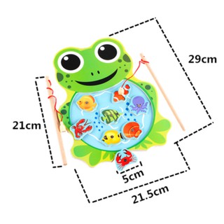 Đồ Chơi Cho Bé, Câu Cá Ếch Xanh/Mèo Cam