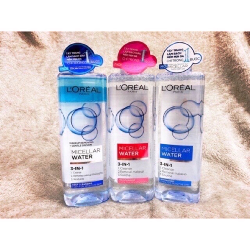 Nước tẩy trang tươi mát LOreal Micellar Water Refreshing