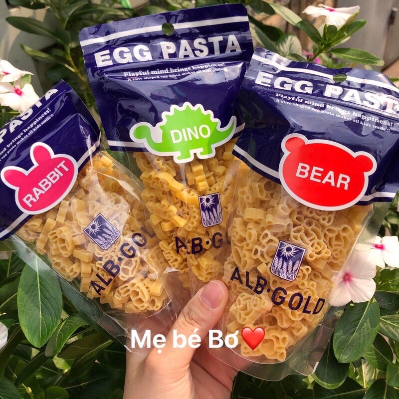 Nui trứng EGG PASTA hình khủng long,gấu,thỏ,cá heo