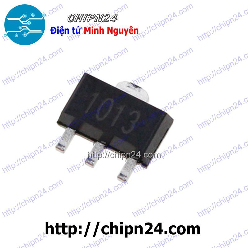 [5 CON] Transistor Dán A1013 SOT-89 PNP 1A 160V (SMD Dán)