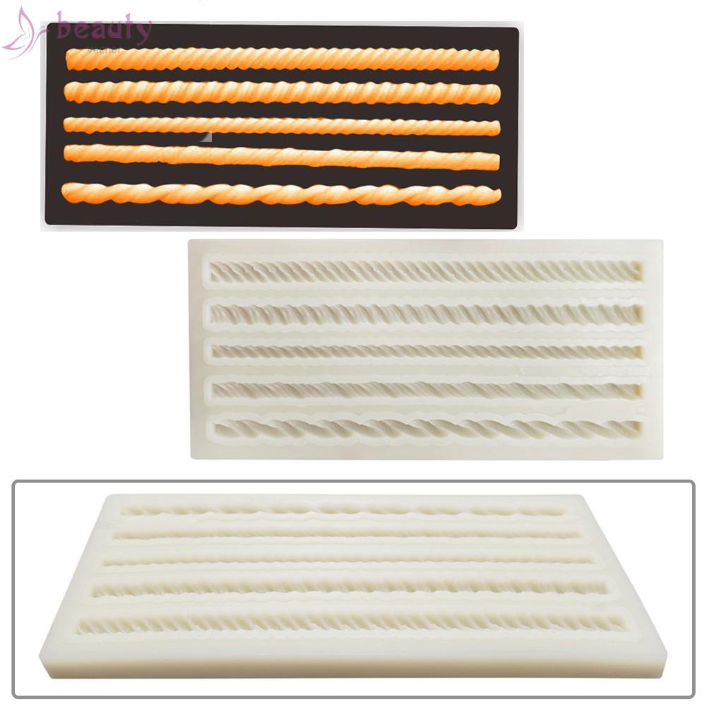 1 X Khuôn Làm Bánh Chống Dính Hình Dây Xích Trang Trí Bánh Kem