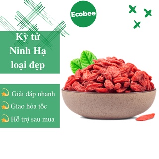 Kỳ Tử Ninh Hạ đỏ đều loại đẹp Ecobee, thảo mộc pha trà nấu chè dưỡng nhan