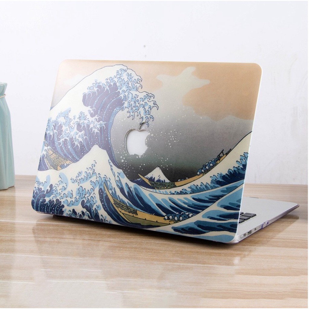 Ốp Macbook, Case Macbook Hình Totoro (Tặng Nút Chống Bụi&amp;Kẹp Chống Gẫy Sạc)