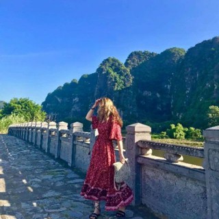 Giày sandal thổ cẩm boho màu nâu đất