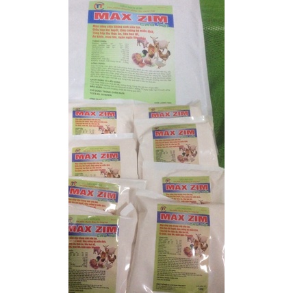SIÊU MEN CAO TỎI Max zim gói 100gr cho chó, mèo, lợn, gà, chim, trâu, bò, dê,...