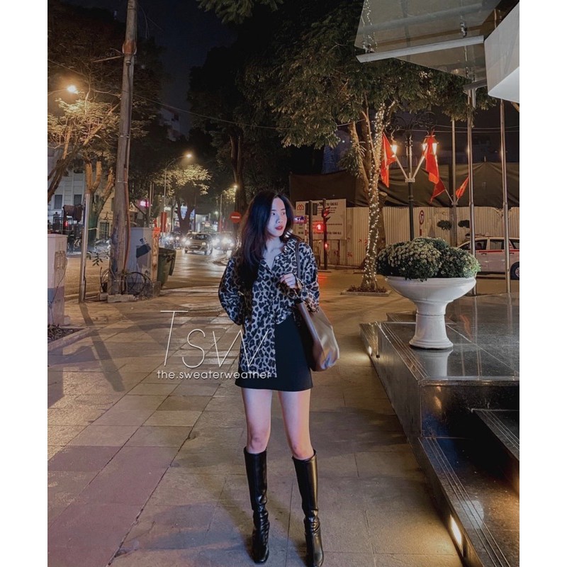 [Mã WASKT304 giảm 15% tối đa 30K đơn 99K] Áo sơ mi voan da báo | BigBuy360 - bigbuy360.vn