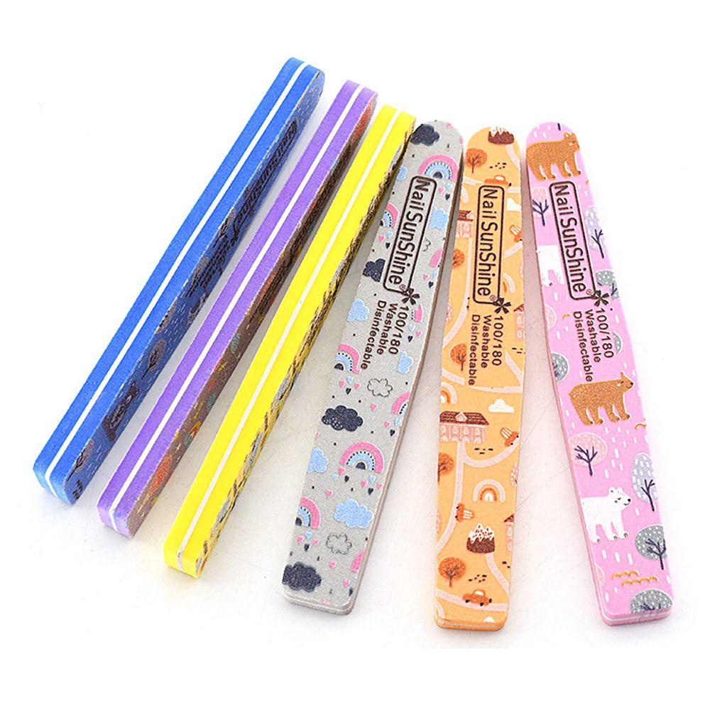 Khối Dũa Móng Tay / Đánh Bóng UV Gel Bền Chuyên Nghiệp 100 / 180 Grit