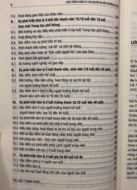 Sách - Giáo trình Hành vi con người và môi trường xã hội