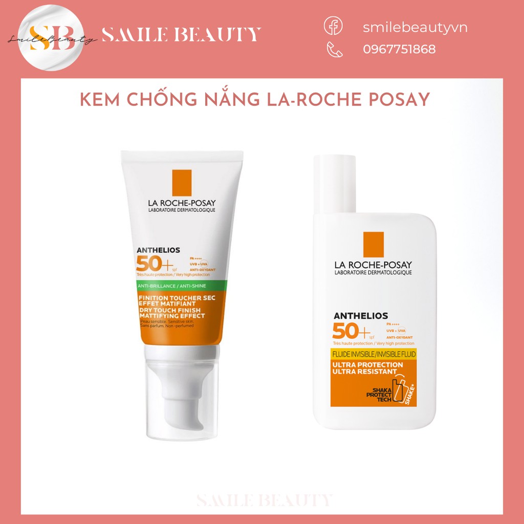 [Mã 153FMCGSALE1 giảm 10% đơn 250K] Kem chống nắng La roche posay 50ml