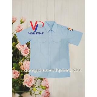 Áo sơ mi tổng phụ trách đội tay ngắn