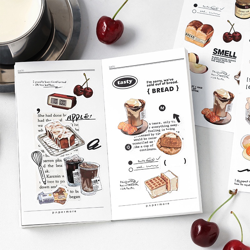 Bộ 2 Tờ Sticker Trang Trí Đồ Uống Xinh Xắn