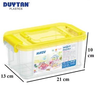 Hộp quai matsu nhỏ duy tân 1500 ml mã 1124. kích thước 21 x 13 x 10 cm nhựa pp chính phẩm cao cấp bền bỉ với thời gian.