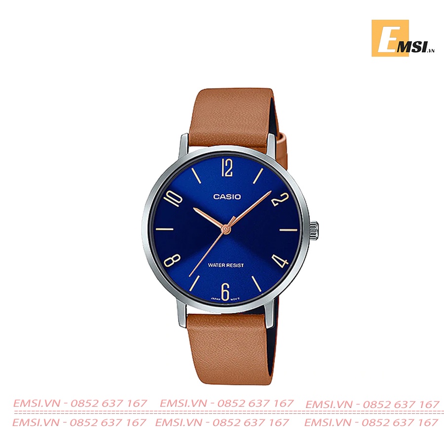 Casio LTP-VT01L-2B2 - Đồng Hồ Nữ - Pin/Quartz - Size Mặt 34mm - Kính Khoáng EMSI.VN