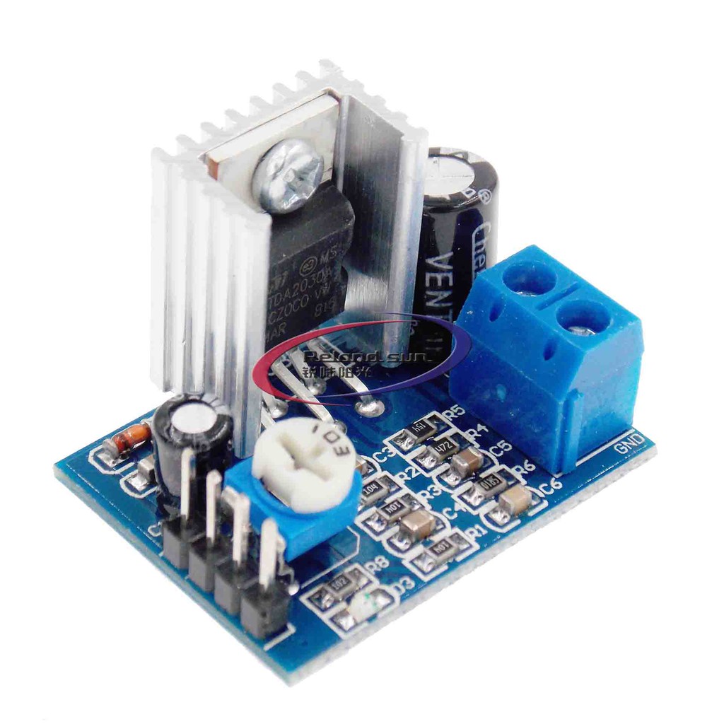 TDA2030A 6-12V Single Power Supply TDA2030 Audio Voice Amplifier Board Module 